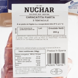 Caracatiță fiartă 3 tentacule 200g