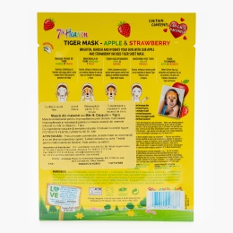 Mască pentru față măr și căpșuni - tigru, 6+ ani