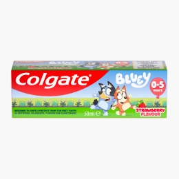 Pastă de dinți pentru copii cu fluor, vârstă 0-5 ani, aromă de căpșuni, 50ml