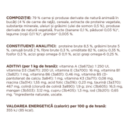 Hrană umedă pentru pisici, cu rață în sos, 85g