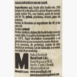 Fasole bătută cu sos de ceapă 300g