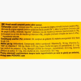 Hrană uscată pentru câini seniori, 3kg, cu pasăre și legume 