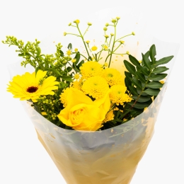 Buchet mixt alb/galben, 7 fire