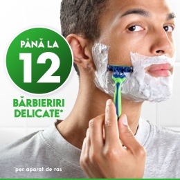 Aparat de ras de unică folosință Blue3 Plus Sensitive, 3 buc
