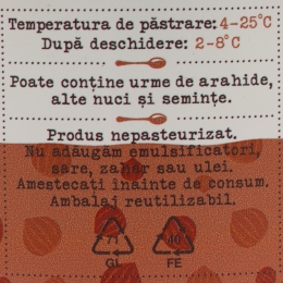 Hazel date - Cremă de alune de pădure, cacao și curmale 360g