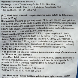 Hrană uscată pentru câini adulți de talie mare, 15kg