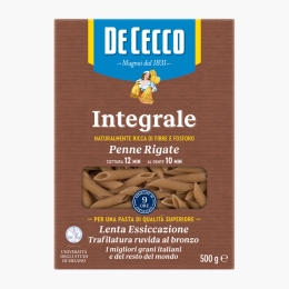 Paste integrale Penne Rigate, 500g