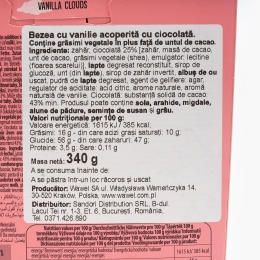 Bezea cu vanilie învelită în ciocolată 340g
