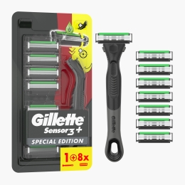 Aparat de ras Sensor 3+ Special Edition, mâner + rezerve 8buc