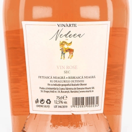 Vin rose sec Fetească Neagră & Băbească Neagră, 12.5%, 750ml