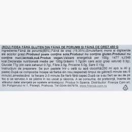 Fidea fără gluten din făină de porumb și făină de orez 450g