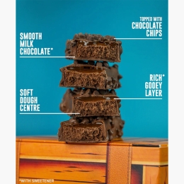 Baton proteic cu caramel sărat și fulgi de ciocolată Salted Caramel, 60g