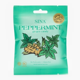 Bomboane masticabile cu ghimbir și mentă 36g