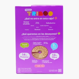 Cereale BIO inelușe cu cacao Triboo, fără zahăr adăugat 300g