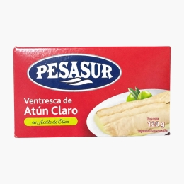 Burtă de ton cu înotătoare, în ulei de măsline 120g