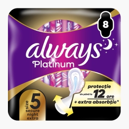 Absorbante Secure Night Extra Duo Pack 8 buc
