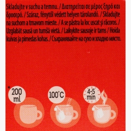 Ceai fructe cu aromă de zmeură & merișoare 20 plicuri