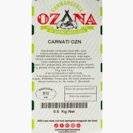 Cârnați subțiri de porc OZN 500g