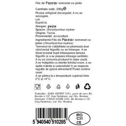 File de păstrăv somonat 200g