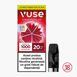 Capsulă pentru țigară electronică Strawberry Ice 20 mg/ml, 1000 puffs, 1 buc