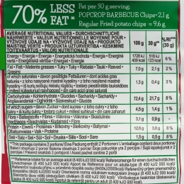 Chipsuri cu proteină de mazăre și aromă de barbecue, fără gluten 60g