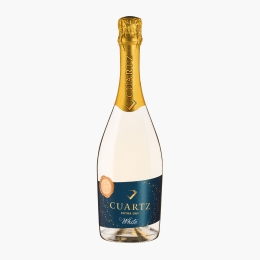 Vin spumant alb extra sec Cuartz Fetească Albă, 12%, 0.75l