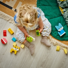 Animăluțe de companie creative 3 în 1, 10477 Duplo, 24 piese, +1 an jumătate