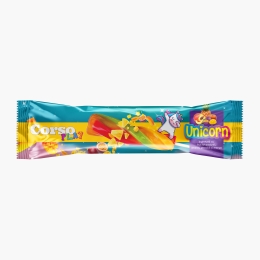 Înghețată cu fructul pasiunii, ananas, piersică și mango Unicorn 70g
