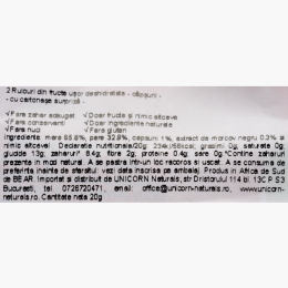 Rulouri căpșuni yoyo, fără zahăr adăugat 20g