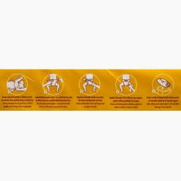 Scutece chiloțel din bambus mărimea 4, 10-15kg, 84 buc