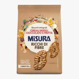 Biscuiți cu musli, ciocolată și fructe 230g