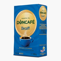 Decaff 250g, cafea decofeinizată prăjită și măcinată