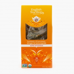 Ceai eco turmeric, ghimbir și lemongrass 35g