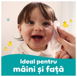 Șervețele umede pentru bebeluși, Fresh Clean, 4 pachete x 80 buc