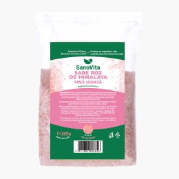 Sare roz de Himalaya fină iodată, 500g