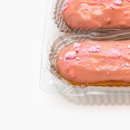 Ecler vanilie și zmeură 2x120g