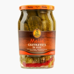 Castraveți în oțet 680g