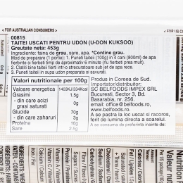 Tăiței uscați pentru Udon 453g