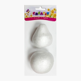 Set figurine din polistiren - măr și pară