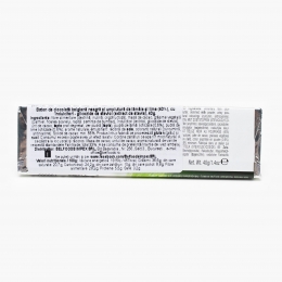 Baton stevia ciocolată neagră, lămâie și lime fără zahăr 40g