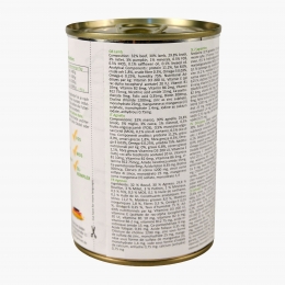 Hrană umedă pentru câini Sensitive, 400g, miel, dovleac și mei 