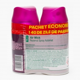 Rezervă spray automat „satin fin și floarea lunii” 2x250ml