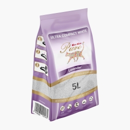 Așternut igienic superabsorbant pentru pisici, Pure Lavender 5l