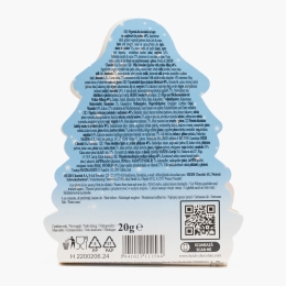 Figurină Moș Crăciun din ciocolată lapte cu umplutură de praline 20g