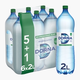 Apă minerală naturală plată (5+1) 6x2l