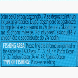 Ton în ulei de floarea soarelui 80g