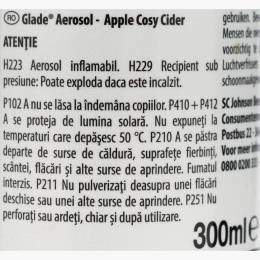 Odorizant de cameră Aerosol Apple Cosy Cider 300ml