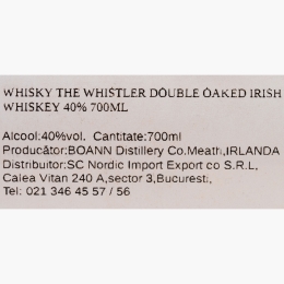 Whisky Double Oaked Irish 40% 0.7l