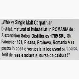 Whisky Fetească Neagră, 40%, 0.7l + cutie