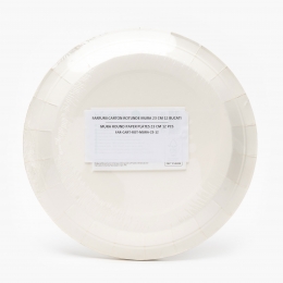 Farfurii de carton rotunde 23cm 12 buc